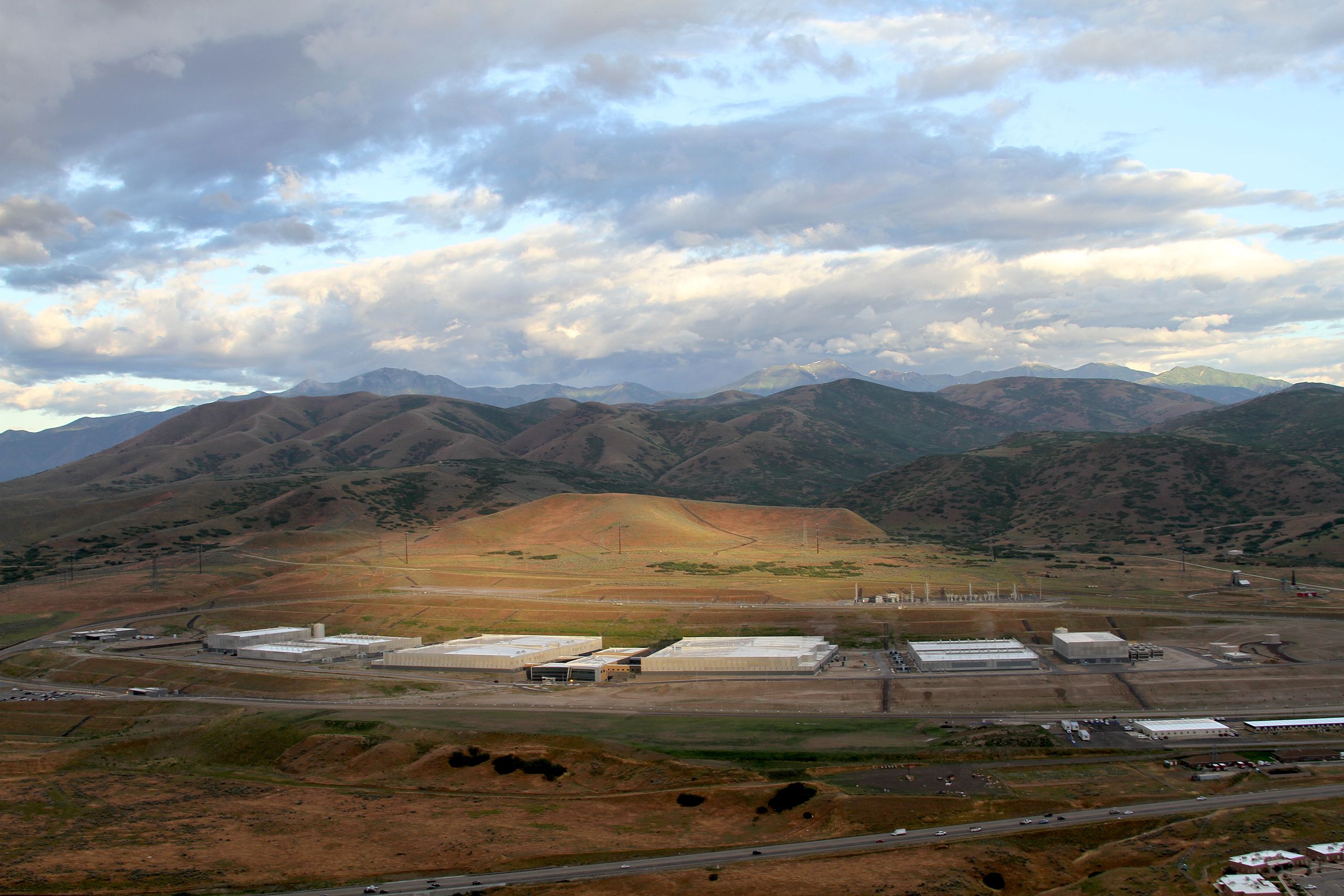 An NSA data center at Camp Williams, Utah.