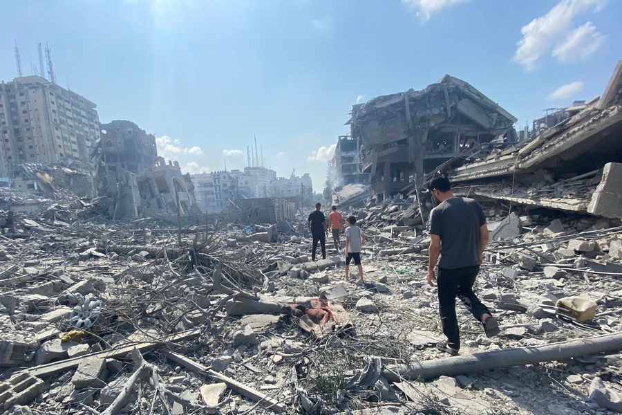 Gaza Strip israel palestine palestinian war hamas building raze