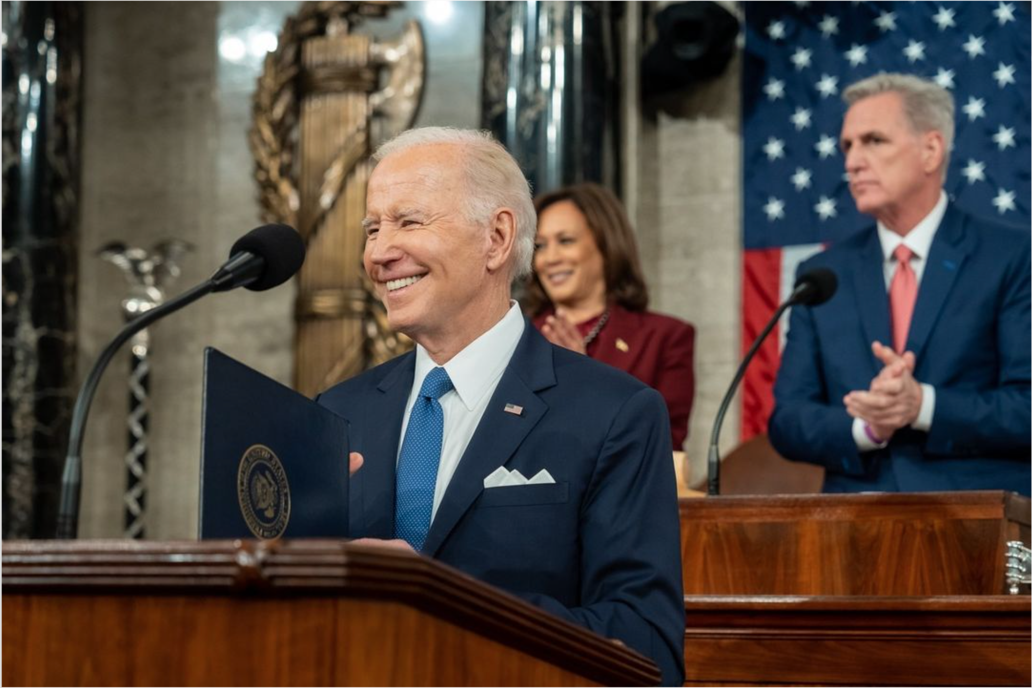 President Joe Biden delivers his State of the Union Address to the House of Representatives.